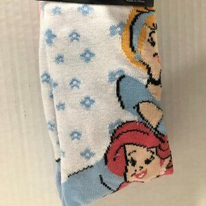 Disney, Disney Princess, Cinderella, Little Mermaid, Tiana, Size 9-13, Socks